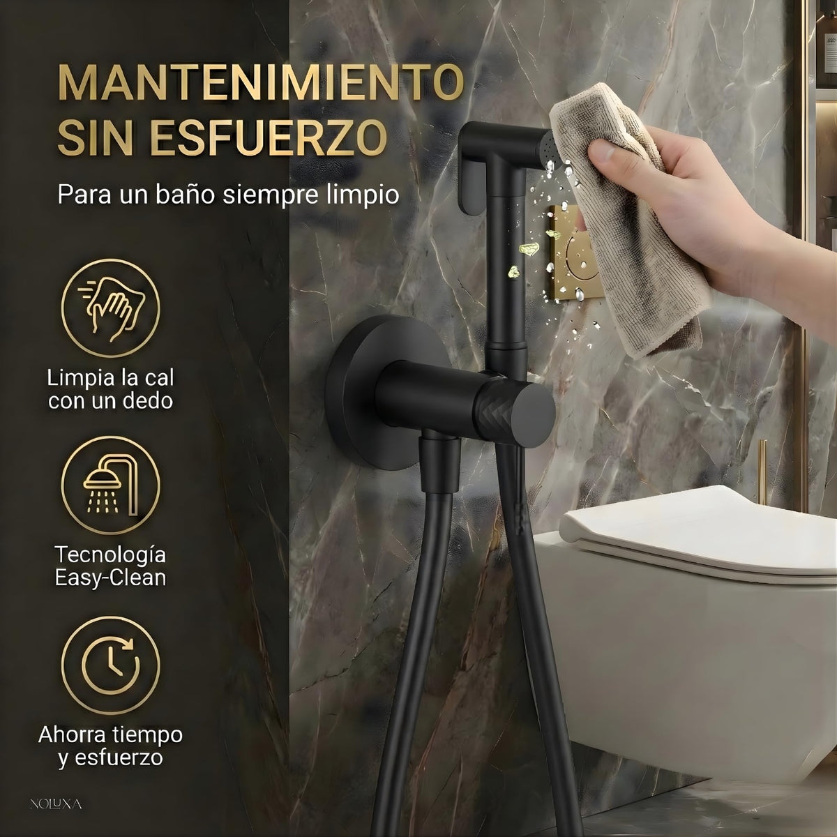 DUCHA HIGIÉNICA EMPOTRADA PARA WC SERIE GÉNOVA