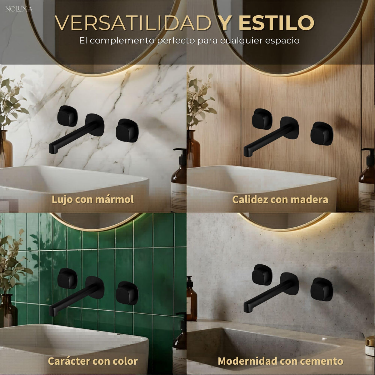 GRIFO LAVABO EMPOTRADO BIMANDO SERIE TOSCANA