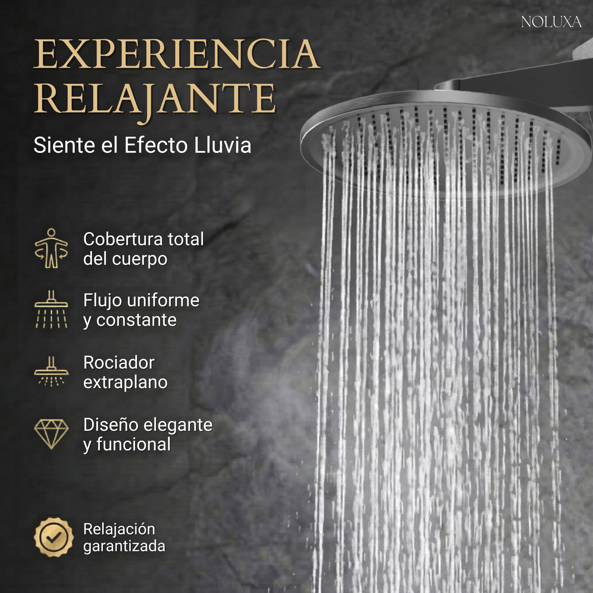 DUCHA EMPOTRADA TERMOSTÁTICA SERIE BOLONIA