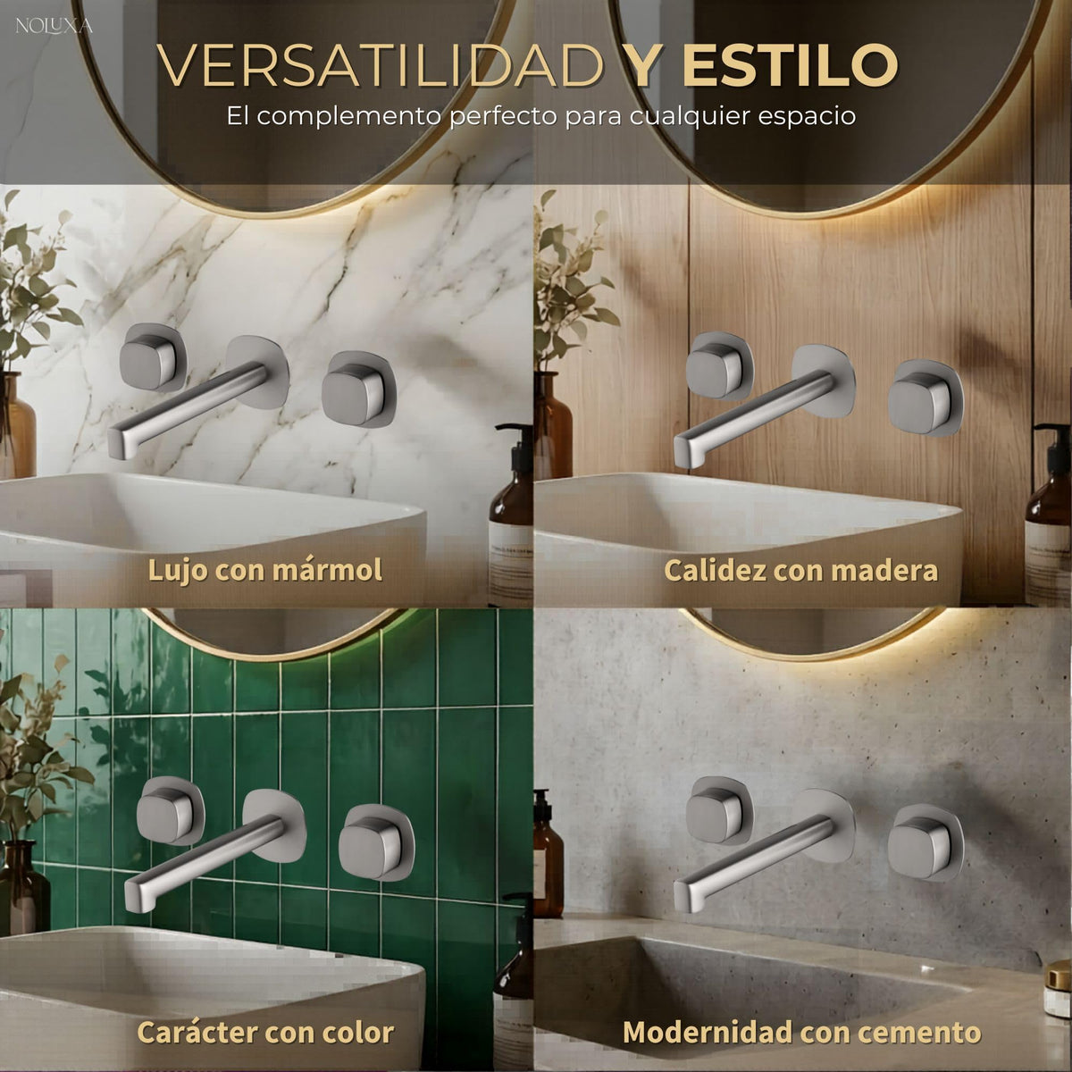 GRIFO LAVABO EMPOTRADO BIMANDO SERIE TOSCANA