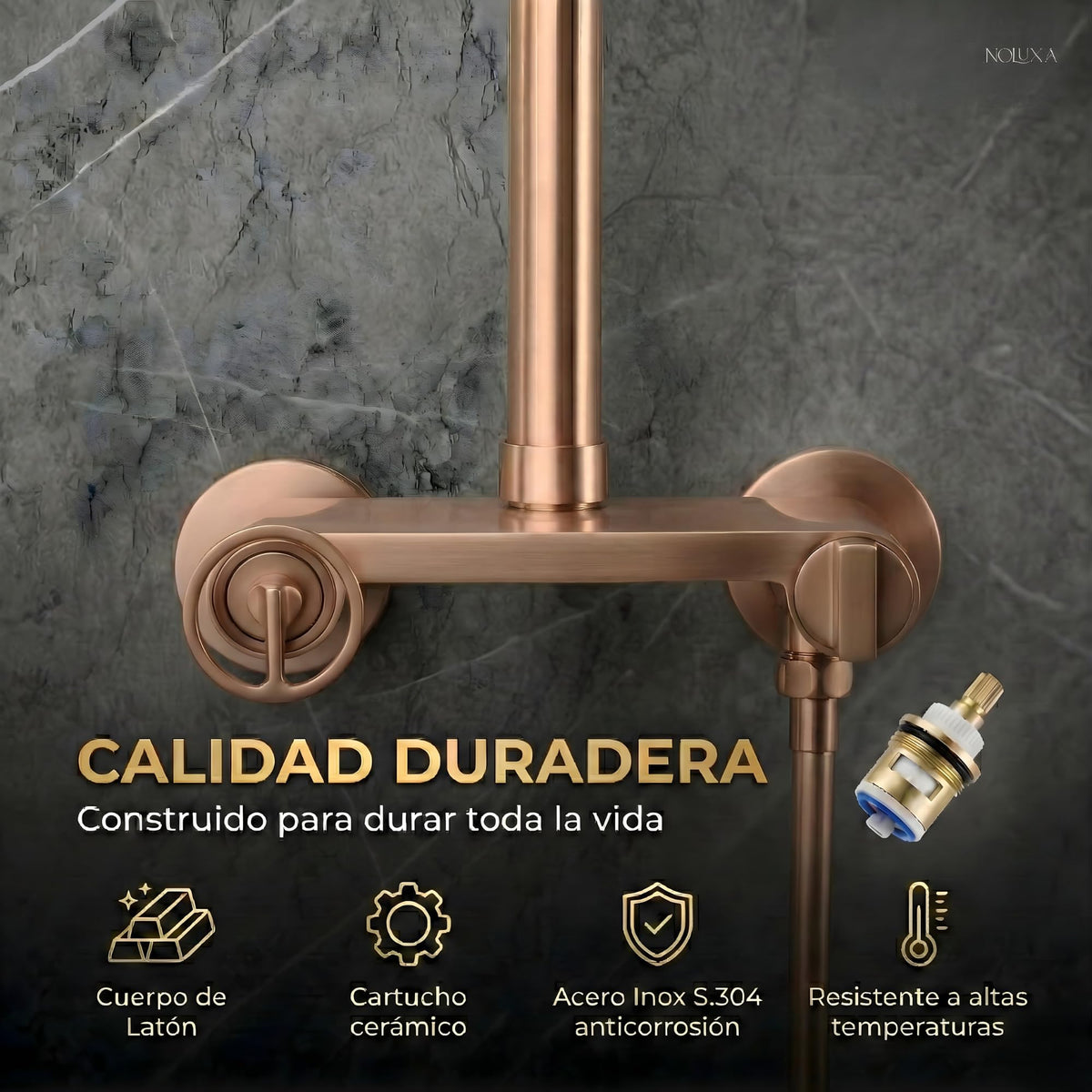COLUMNA DE DUCHA MONOMANDO SERIE OLIMPO