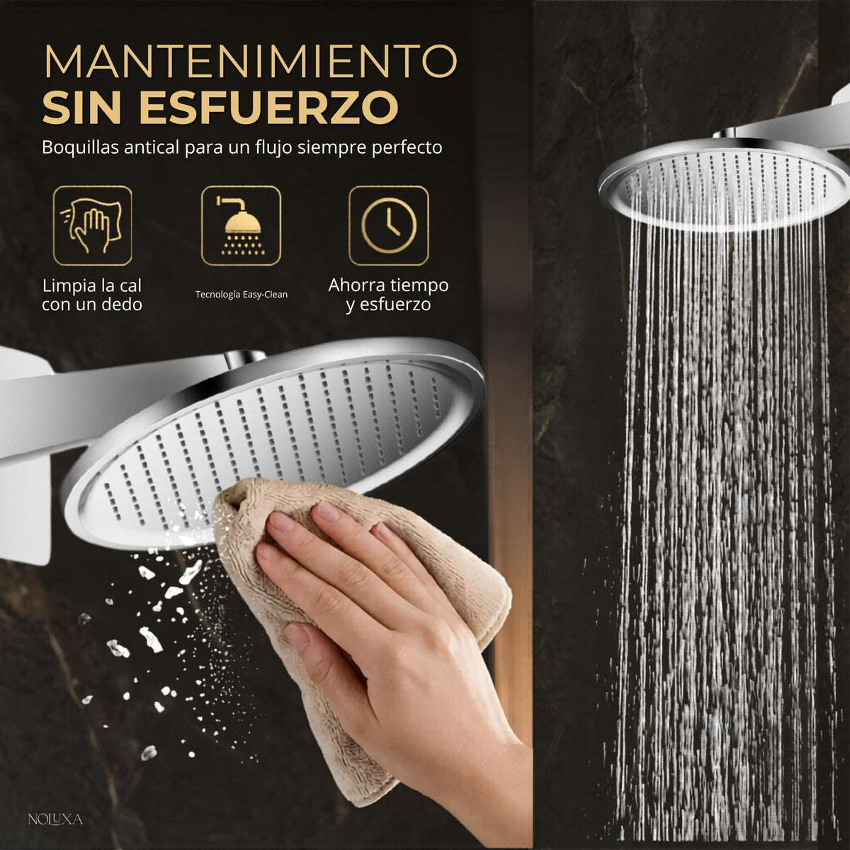DUCHA EMPOTRADA TERMOSTÁTICA SERIE BOLONIA