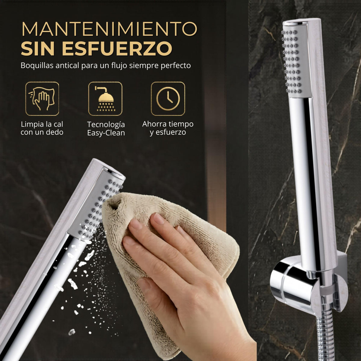 GRIFO BAÑERA Y DUCHA TERMOSTÁTICO SERIE LINE