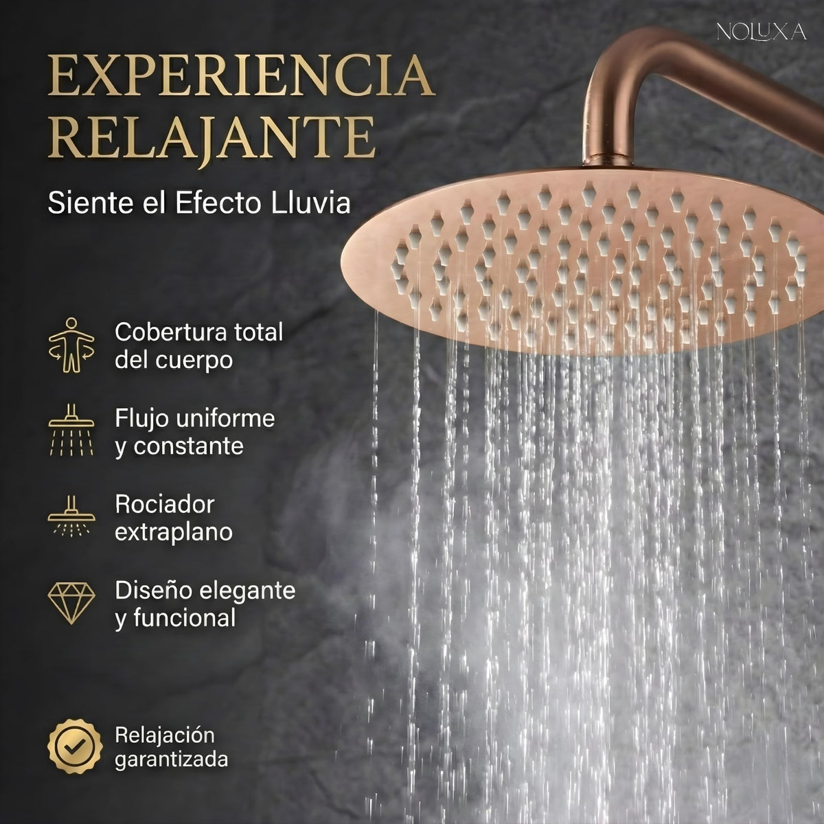 DUCHA EMPOTRADA MONOMANDO SERIE OLIMPO