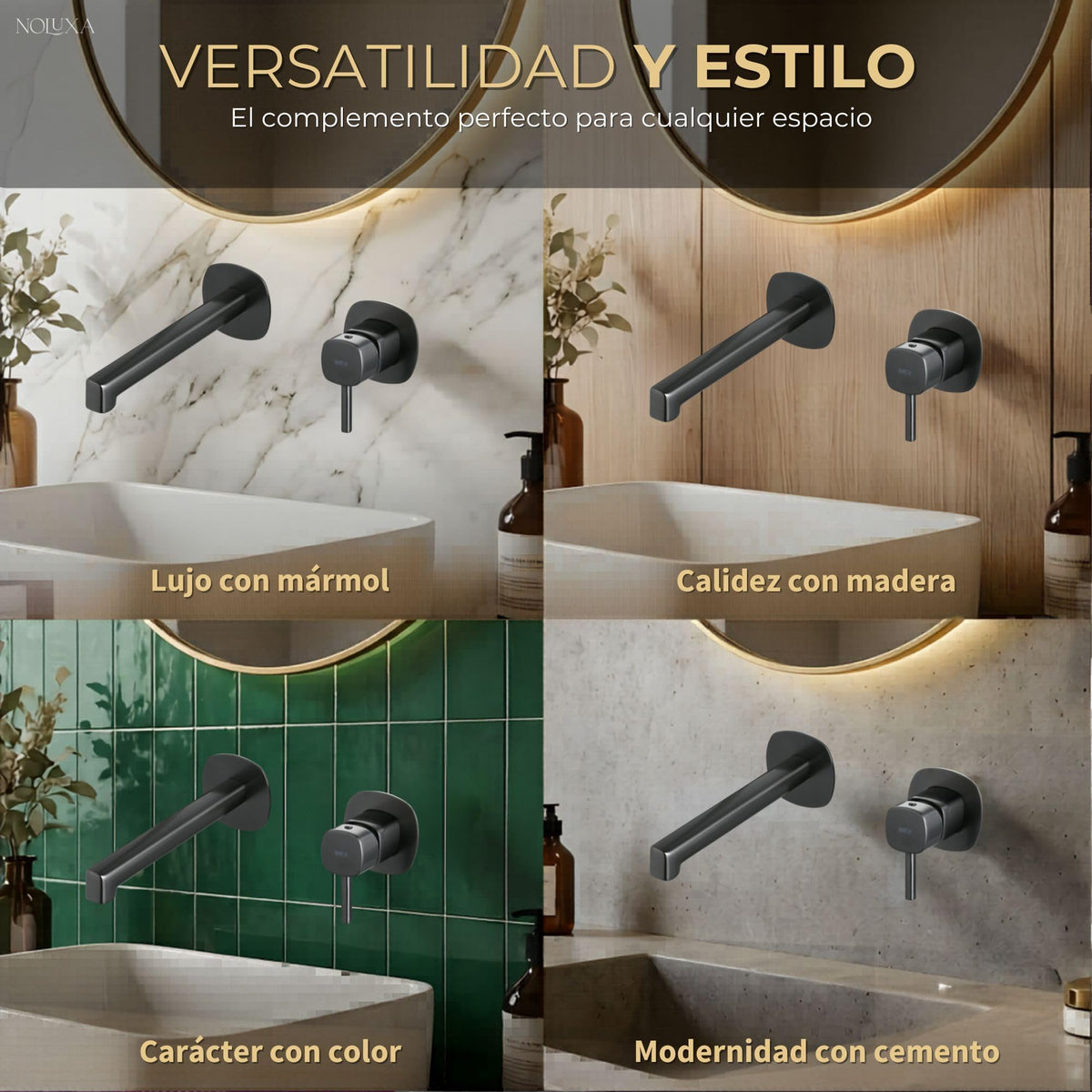 GRIFO LAVABO EMPOTRADO MONOMANDO SERIE TOSCANA