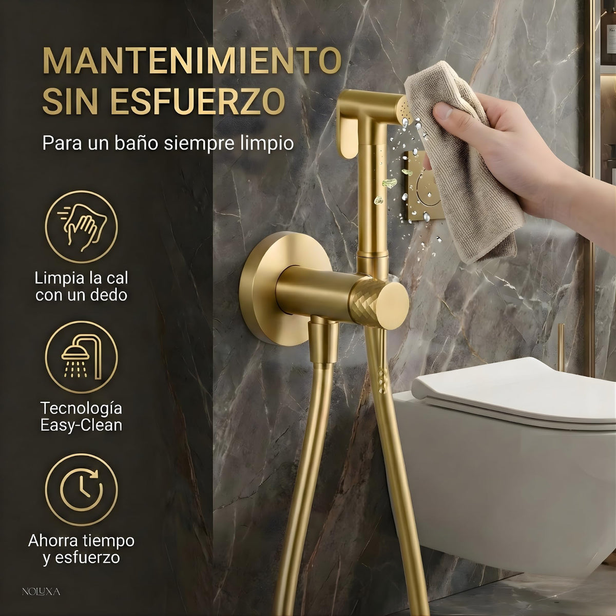 DUCHA HIGIÉNICA EMPOTRADA PARA WC SERIE GÉNOVA