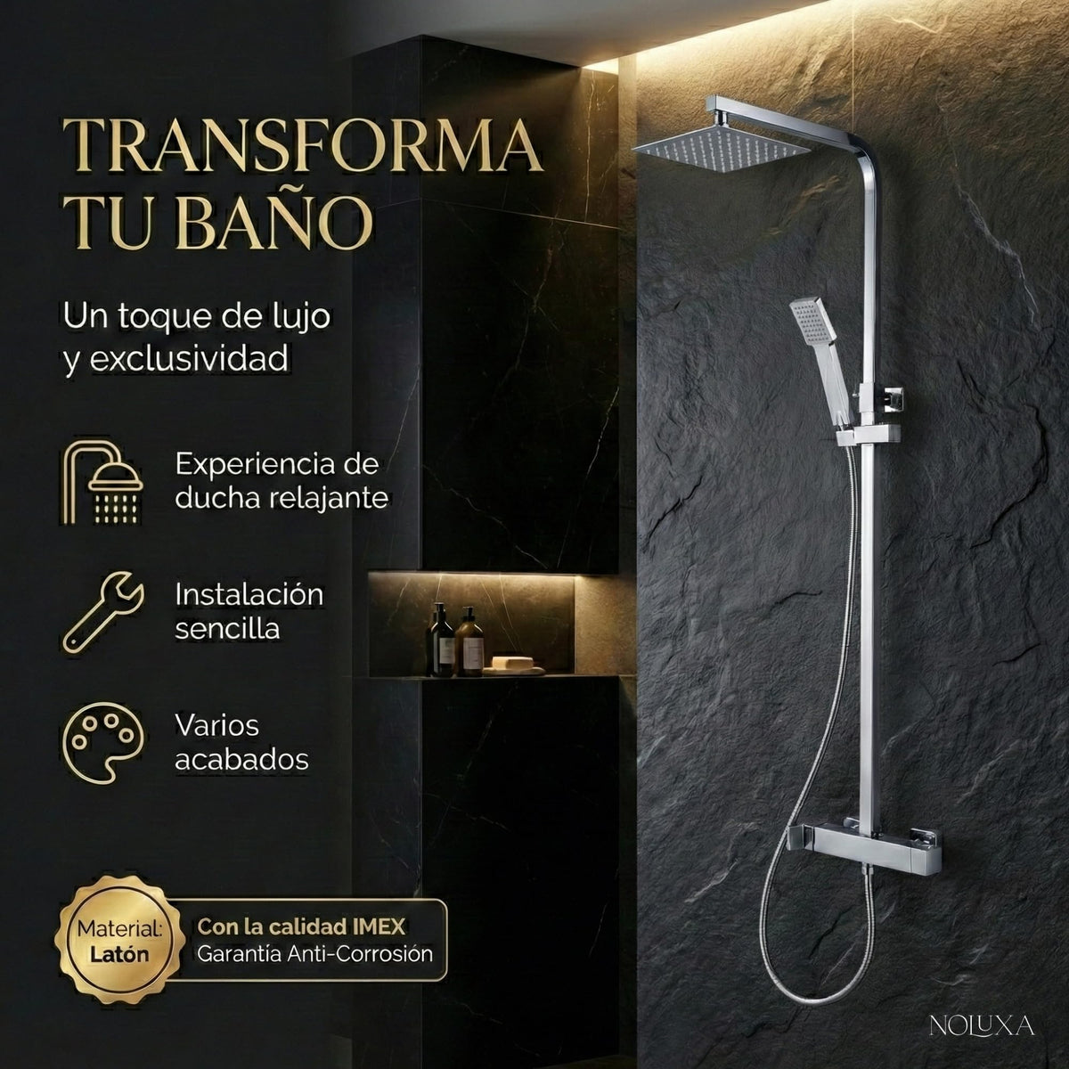 Colonne de douche avec mitigeur Série FIYI