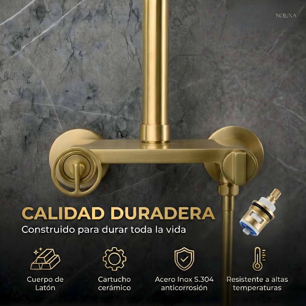 COLUMNA DE DUCHA MONOMANDO SERIE OLIMPO