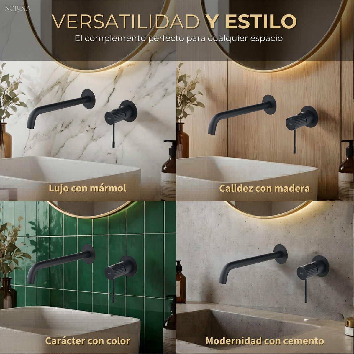 GRIFO LAVABO EMPOTRADO MONOMANDO SERIE BLESS
