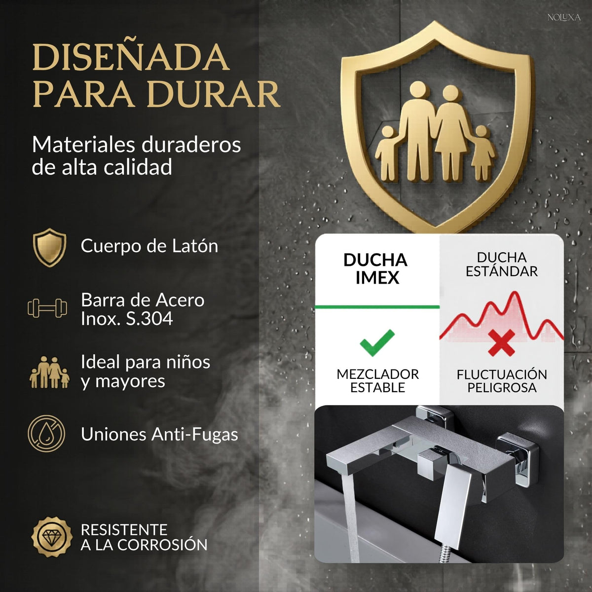 KIT BAÑO/DUCHA MONOMANDO VALENCIA Cromado