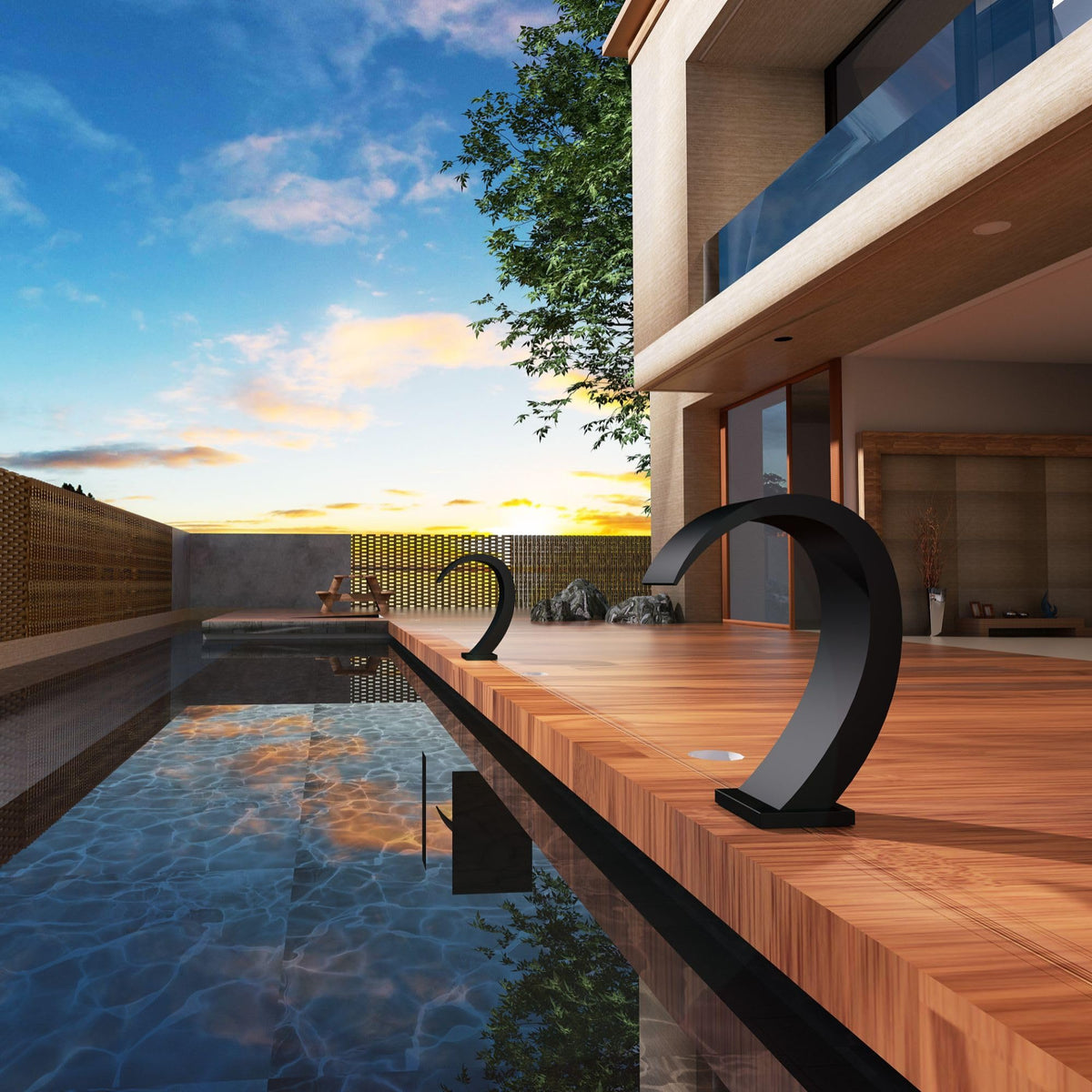 CASCADA DE PISCINA EN ACERO INOX. S.316 SERIE IGUAZU (20CM)