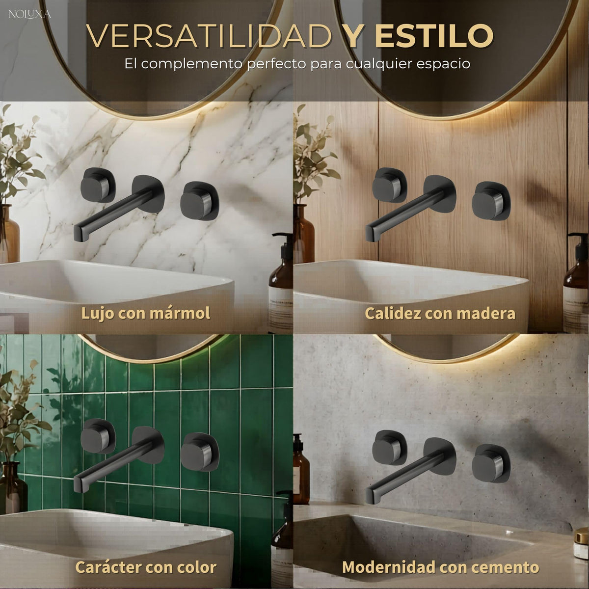GRIFO LAVABO EMPOTRADO BIMANDO SERIE FIRENZE