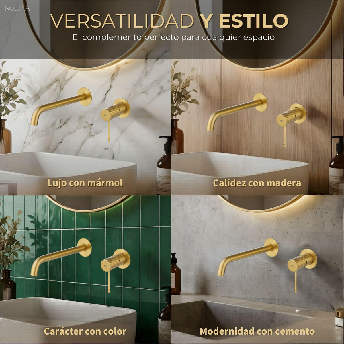 GRIFO LAVABO EMPOTRADO MONOMANDO SERIE BLESS