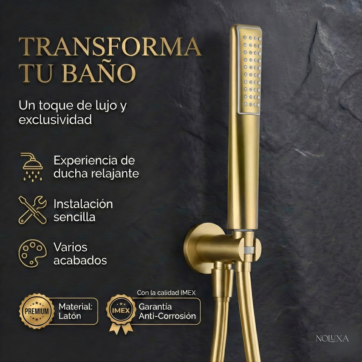 DUCHA EMPOTRADA TERMOSTÁTICA SERIE SALERNO