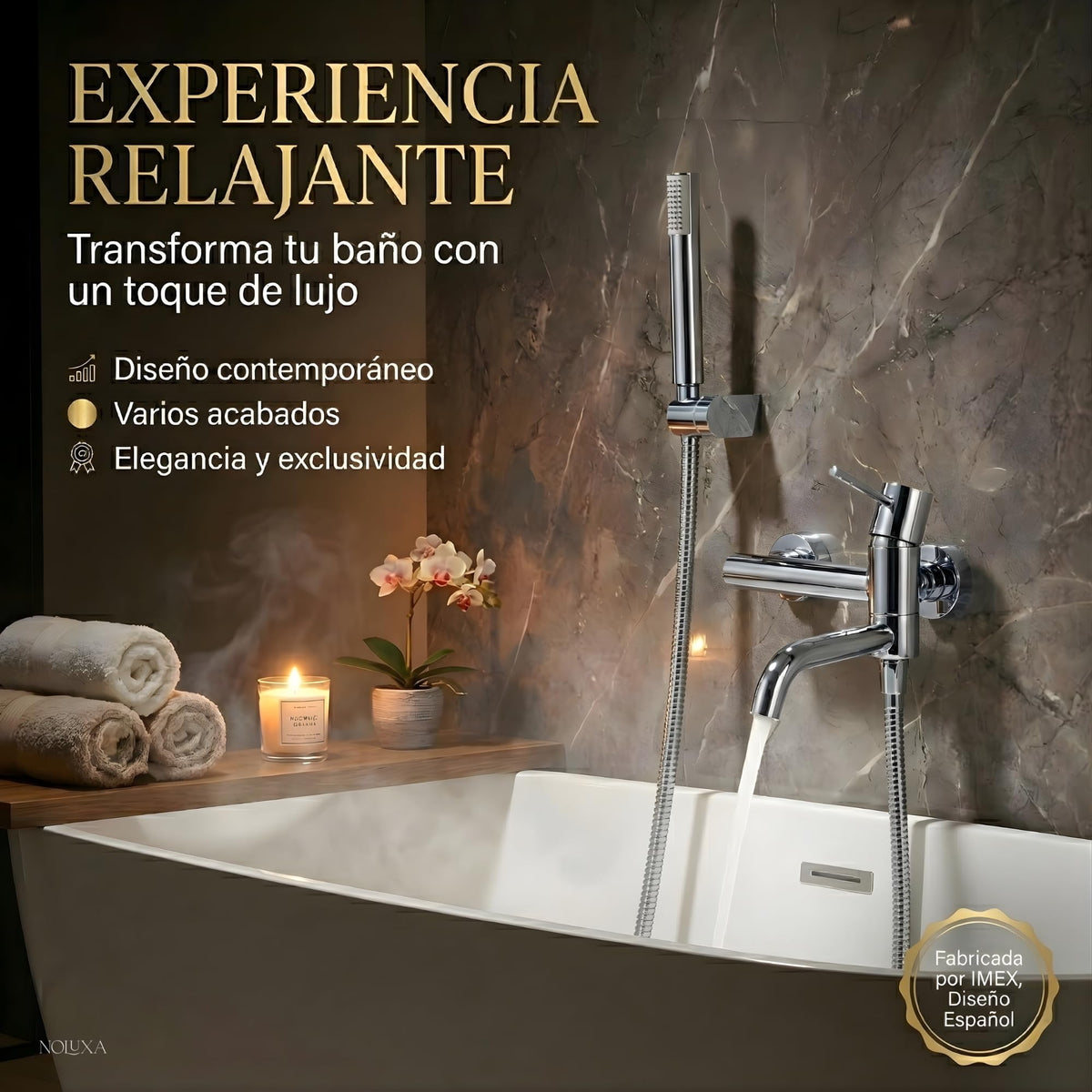 SINGLE-LEVER BATH AND SHOWER MIXER MONZA SERIES