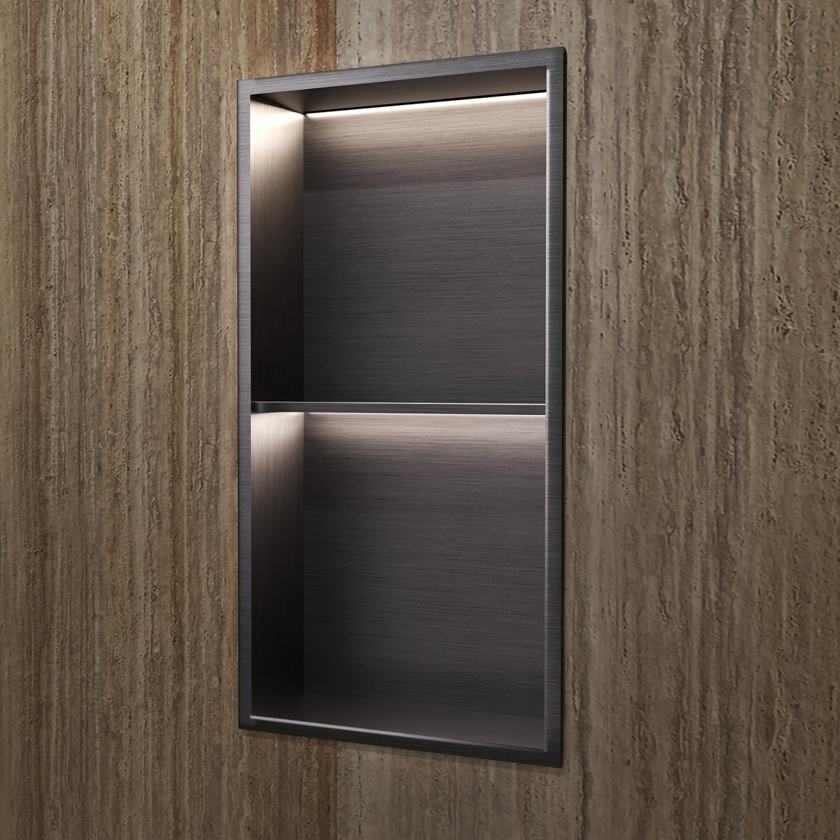 HORNACINA DOBLE 33X63CM CON LUZ LED SERIE MARSHALL