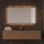 ESPEJO CALIFORNIA 100x80cm Black Gun Metal