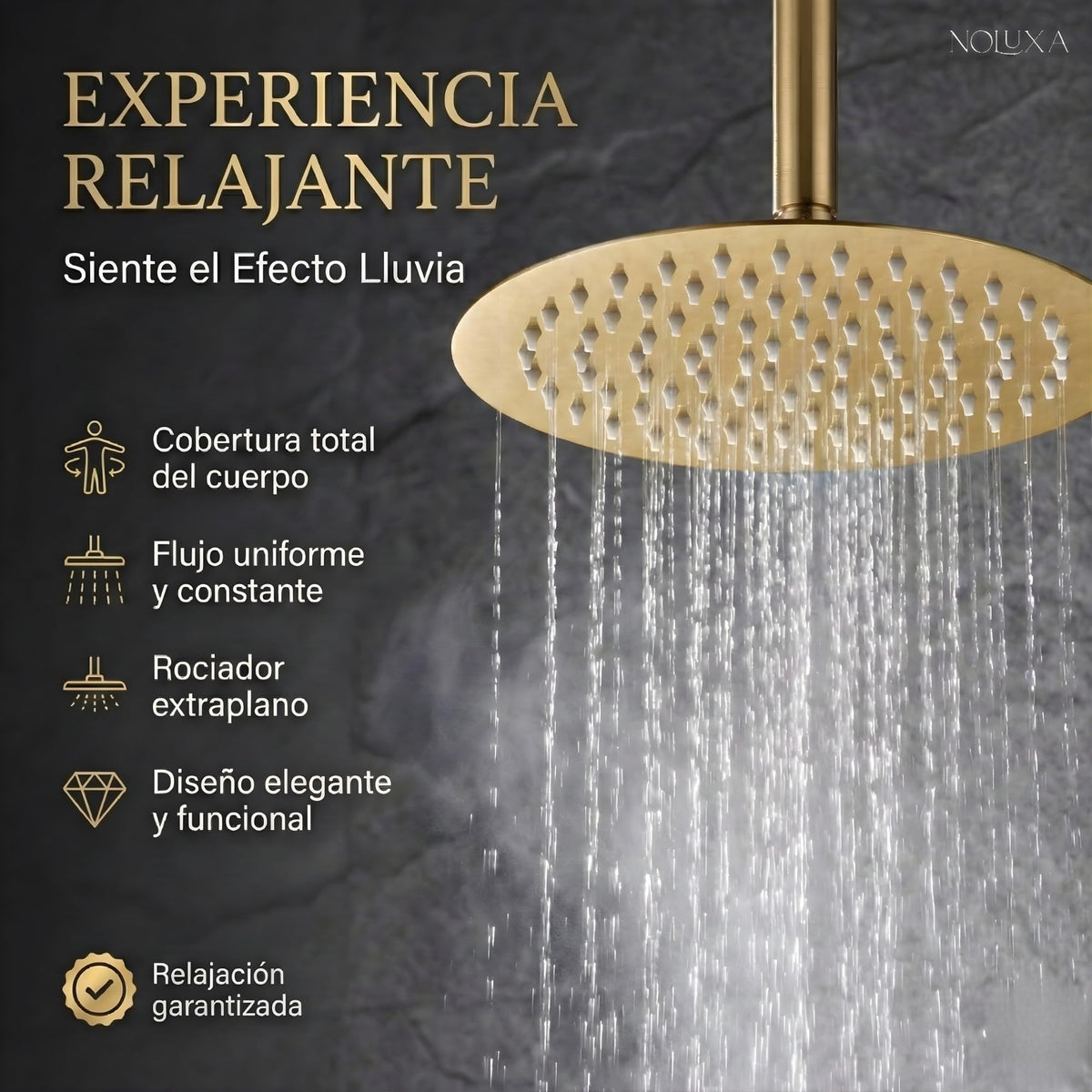 DUCHA EMPOTRADA MONOMANDO SERIE TOP
