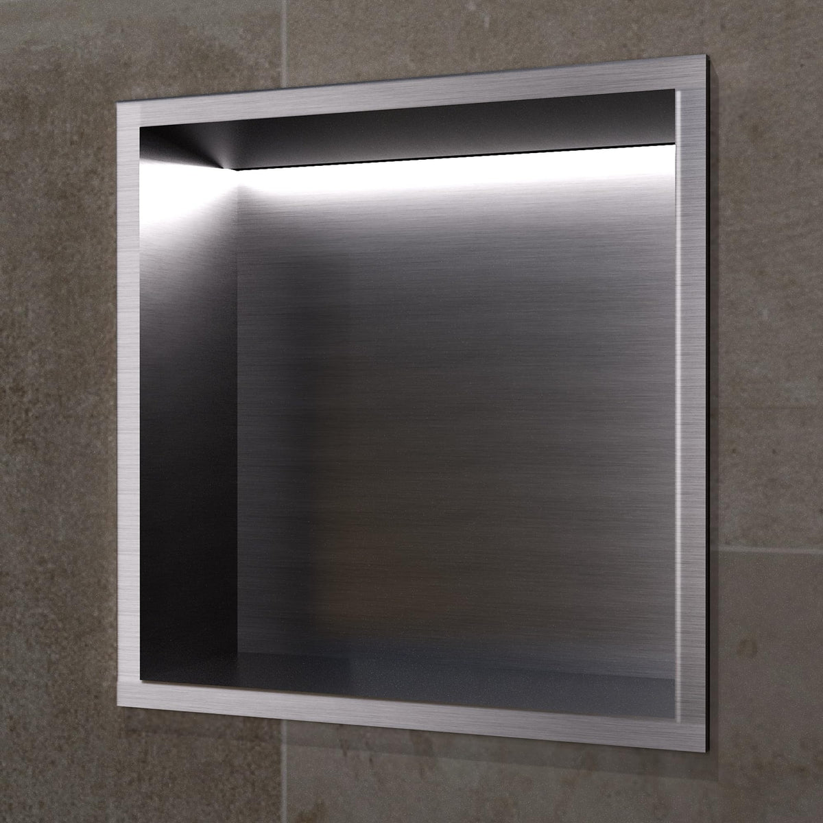 HORNACINA CUADRADA 33X33CM CON LUZ LED SERIE INDIC