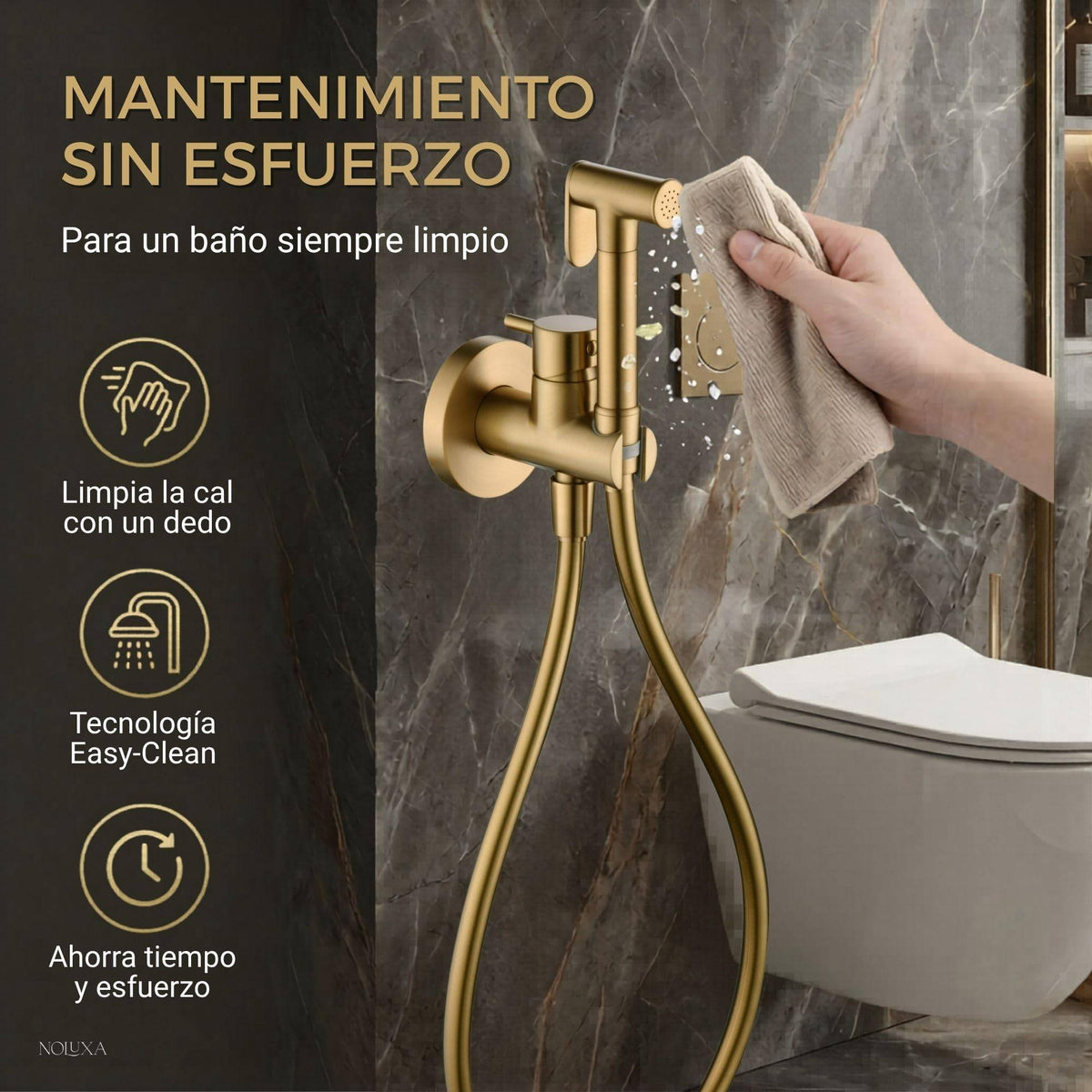 DUCHA HIGIÉNICA EMPOTRADA PARA WC SERIE MÚNICH