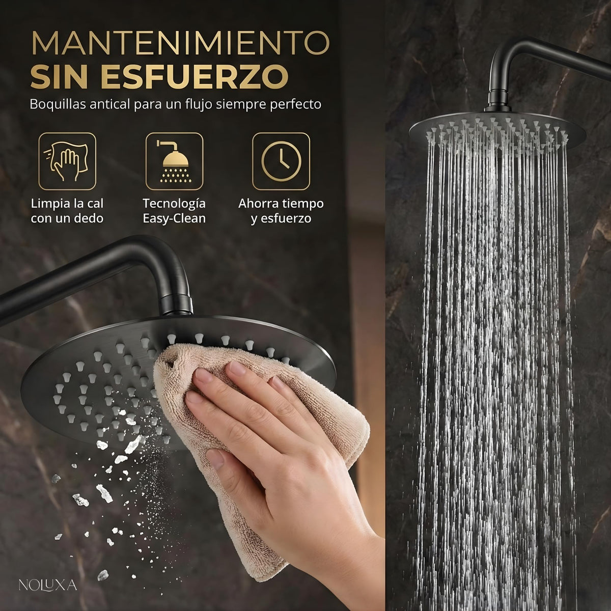 DUCHA EMPOTRADA MONOMANDO SERIE GÉNOVA