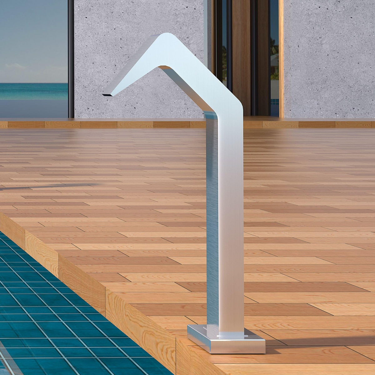 CASCADA DE PISCINA EN ACERO INOX. S.316 SERIE NIAGARA (6CM)
