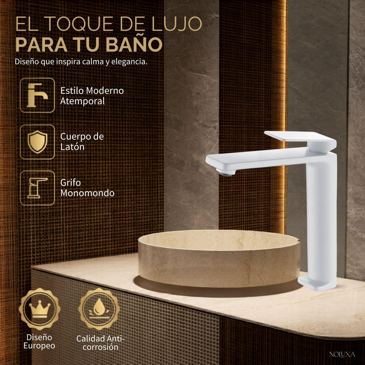 Miscelatore monocomando per lavabo con canna alta Serie FIYI