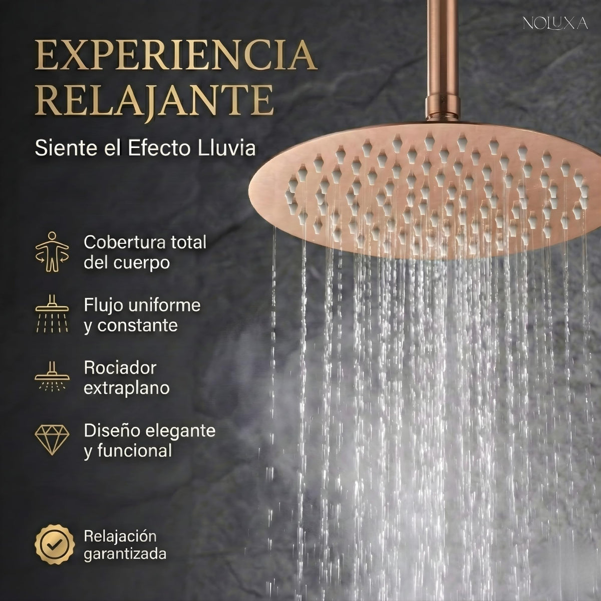 DUCHA EMPOTRADA MONOMANDO SERIE TÍVOLI