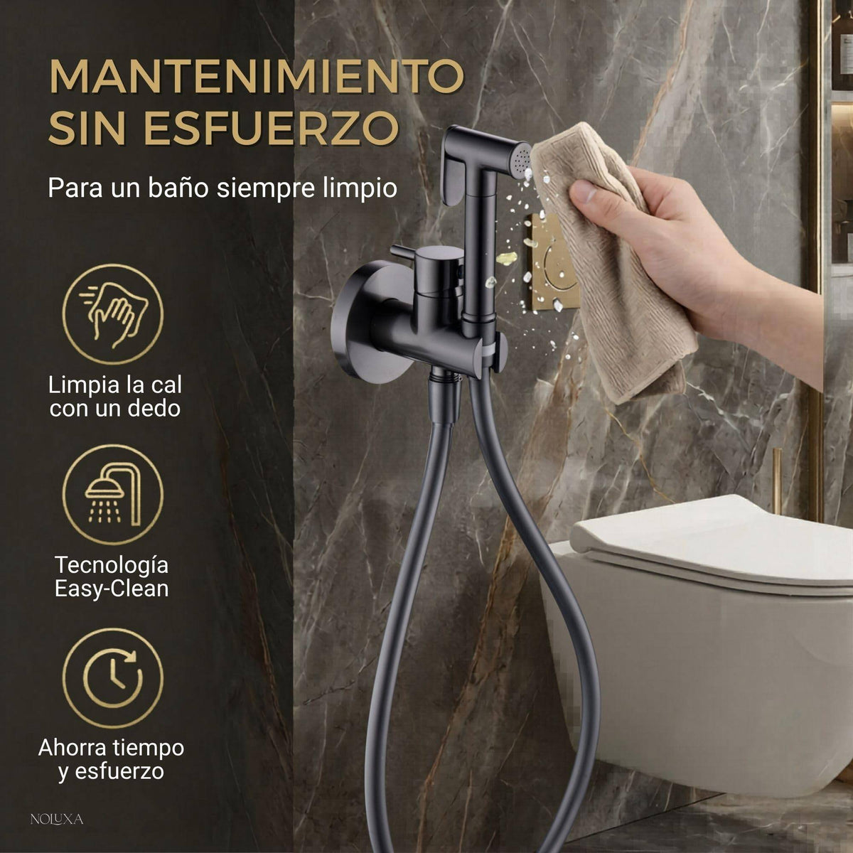 DUCHA HIGIÉNICA EMPOTRADA PARA WC SERIE MÚNICH