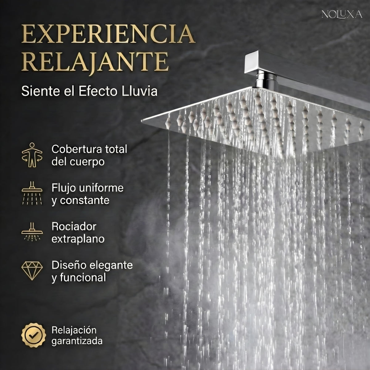 DUCHA EMPOTRADA TERMOSTÁTICA SERIE MADEIRA