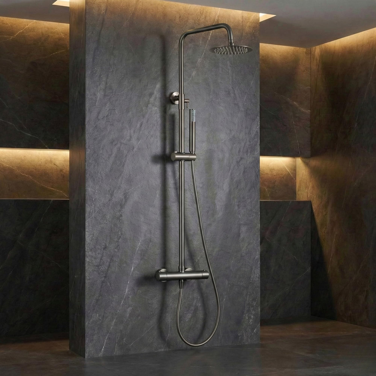 COLUMNA DE DUCHA TERMOSTÁTICA SERIE MONZA