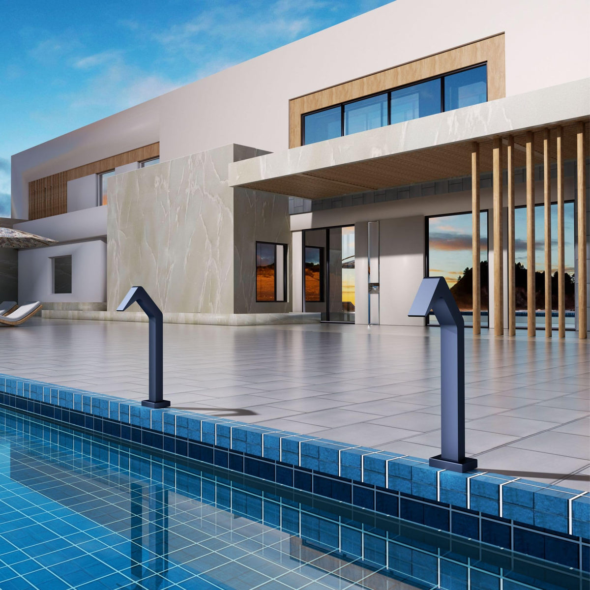 CASCADA DE PISCINA EN ACERO INOX. S.316 SERIE NIAGARA (6CM)