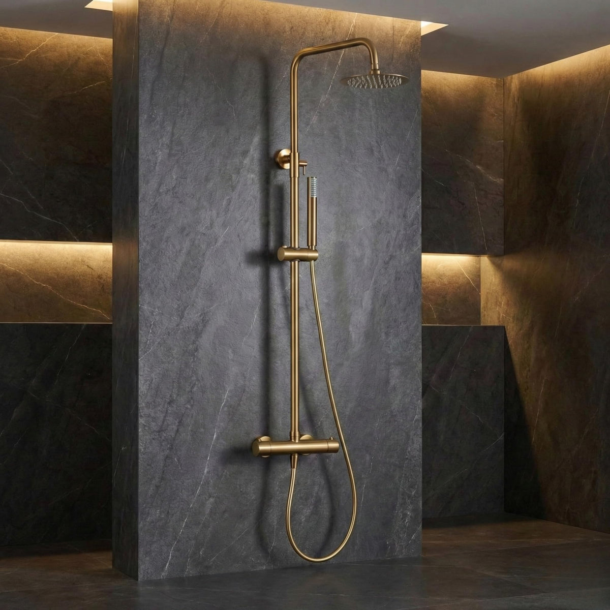 COLUMNA DE DUCHA TERMOSTÁTICA SERIE MONZA