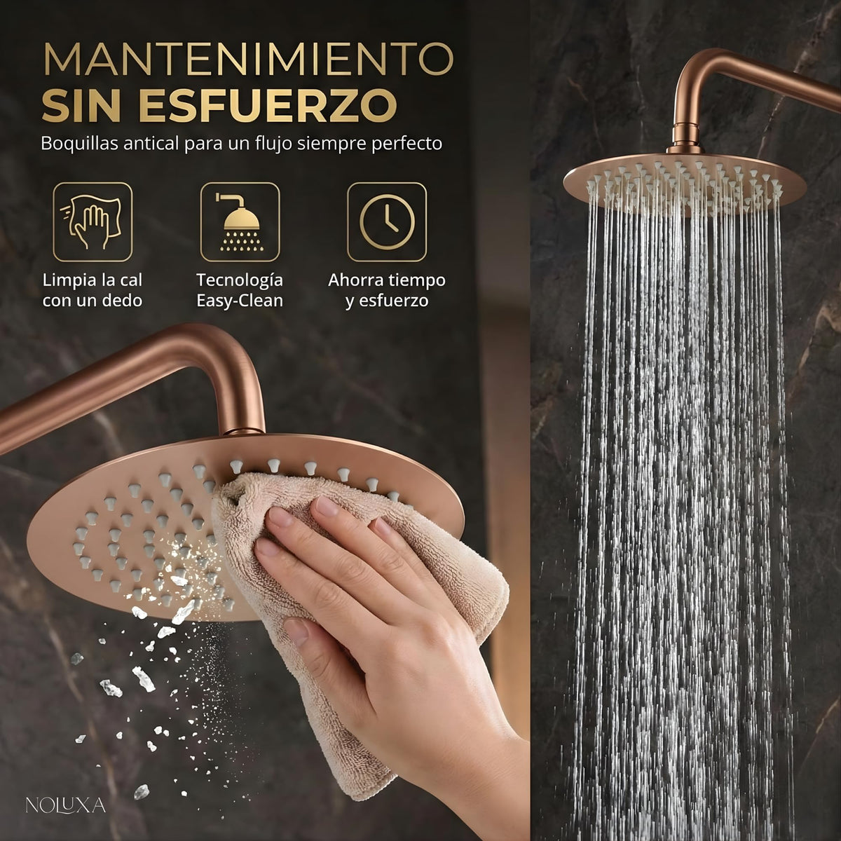 DUCHA EMPOTRADA MONOMANDO SERIE OLIMPO