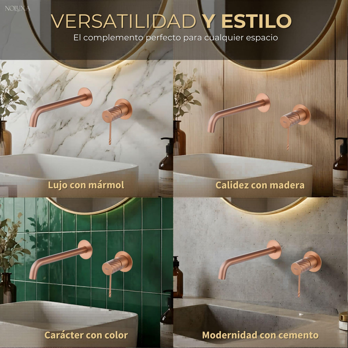 GRIFO LAVABO EMPOTRADO MONOMANDO SERIE BLESS