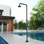 DUCHA PISCINA EXTERIOR EN ACERO INOX. S.316 SERIE MICHIGAN