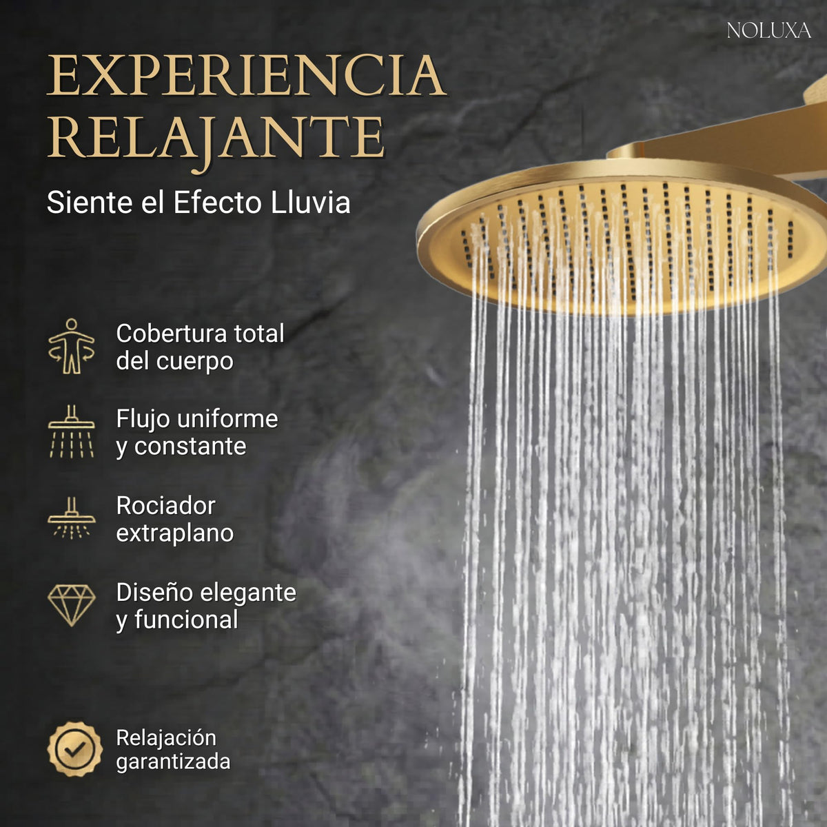 DUCHA EMPOTRADA TERMOSTÁTICA SERIE BOLONIA