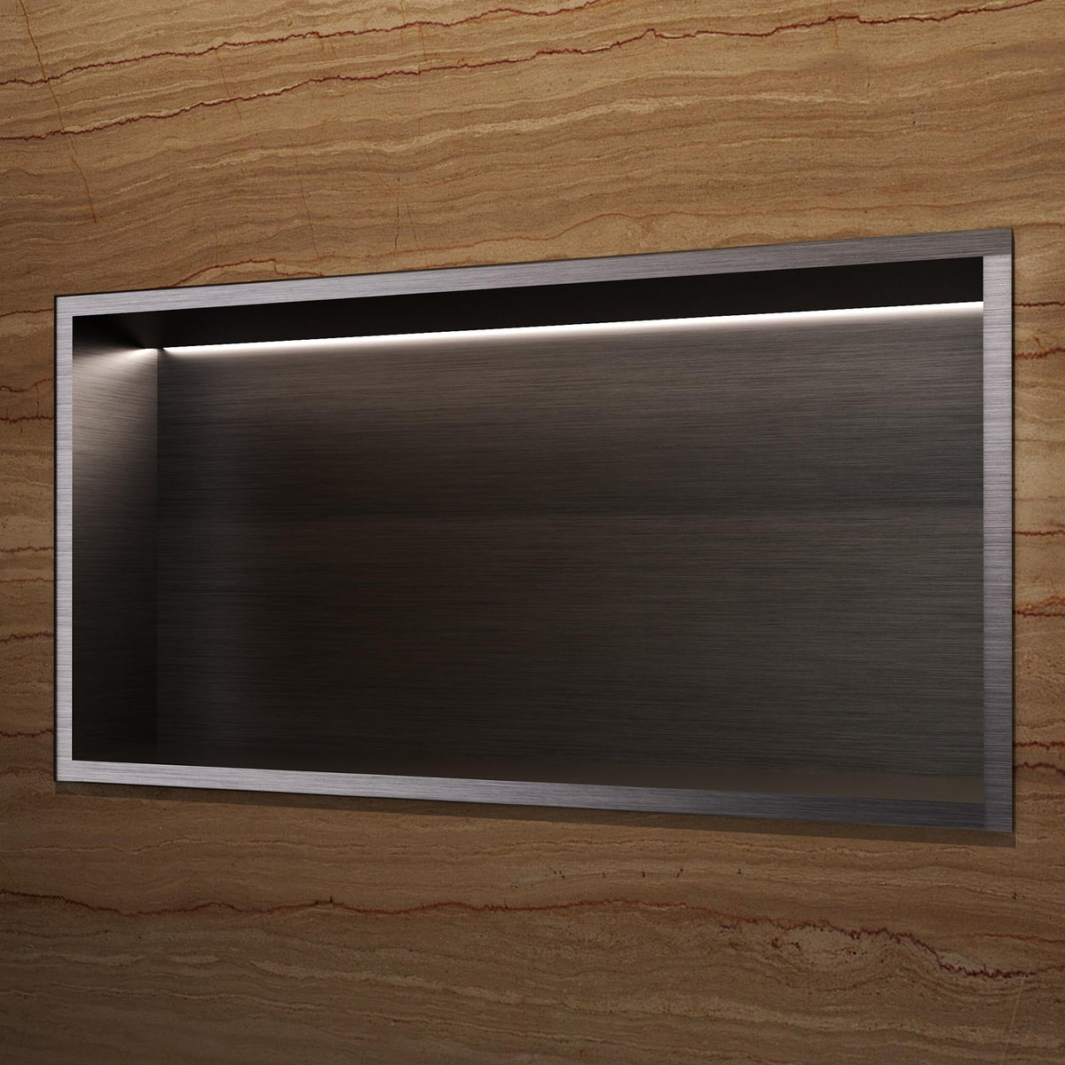 HORNACINA RECTANGULAR 63X33CM CON LUZ LED SERIE OCEANIC