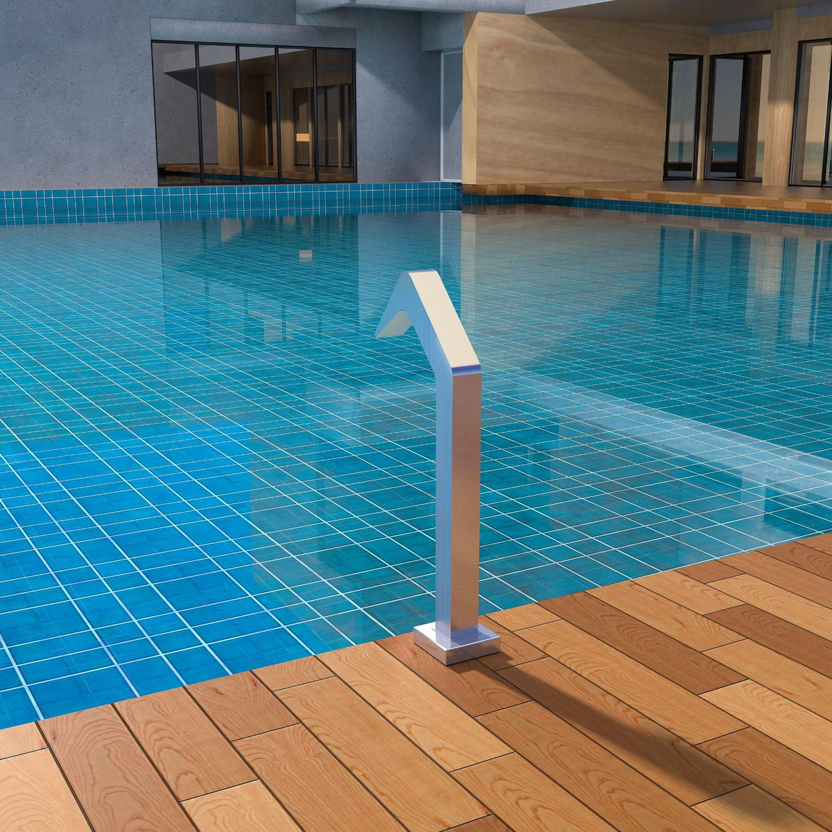 CASCADA DE PISCINA EN ACERO INOX. S.316 SERIE NIAGARA (6CM)