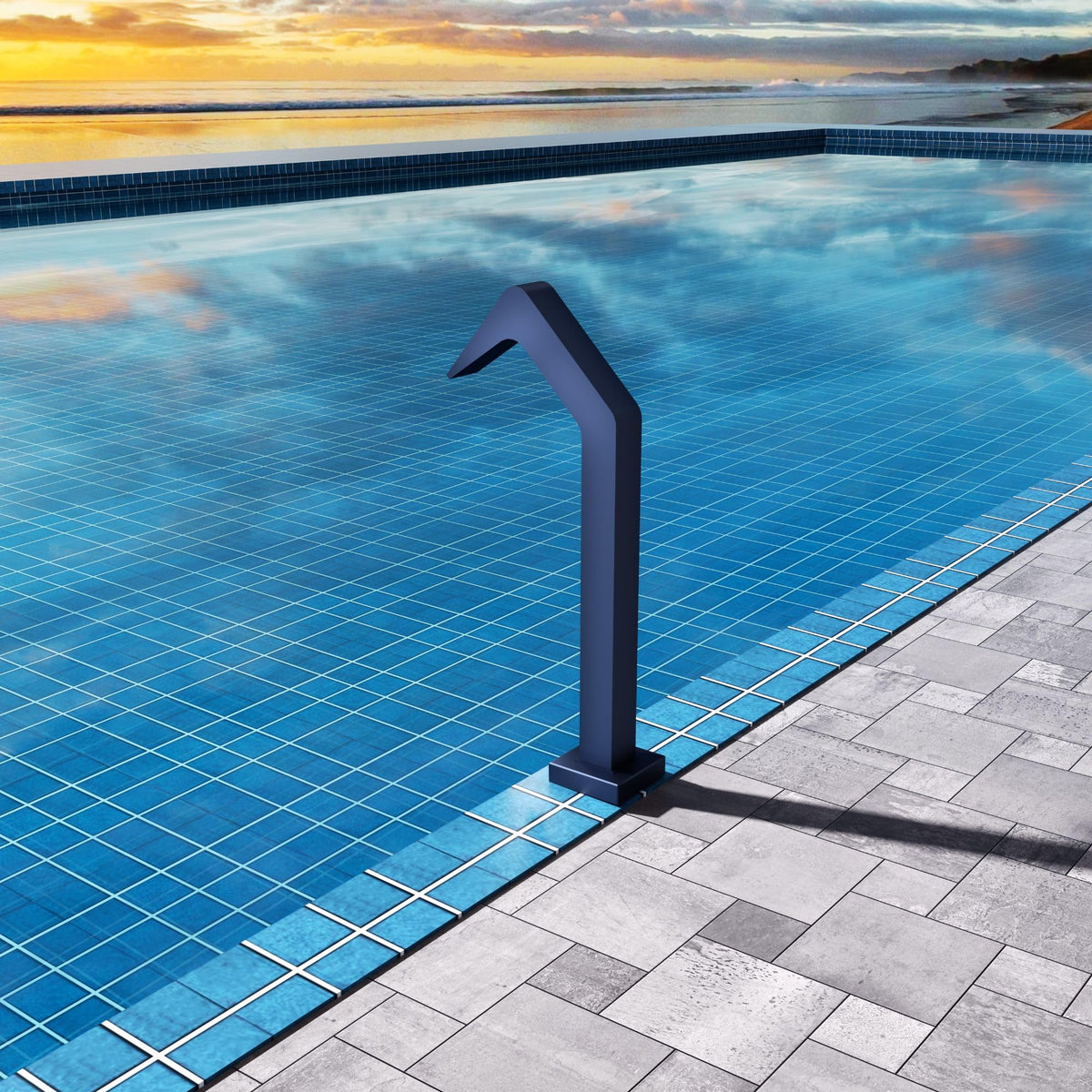 CASCADA DE PISCINA EN ACERO INOX. S.316 SERIE NIAGARA (6CM)