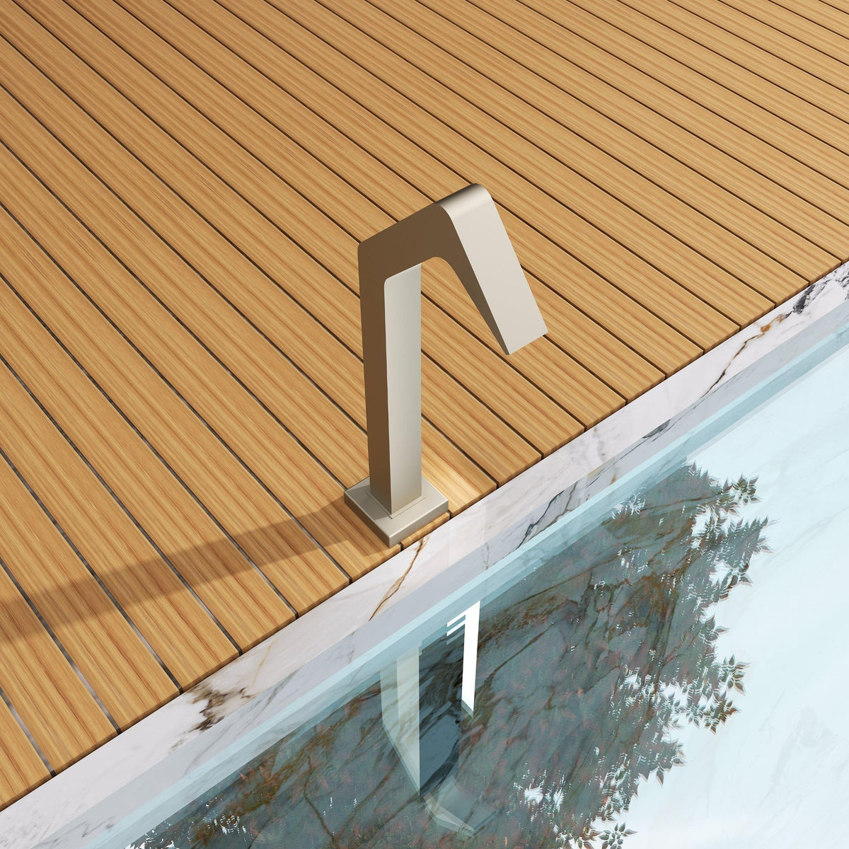 CASCADA DE PISCINA EN ACERO INOX. S.316 SERIE NIAGARA (6CM)