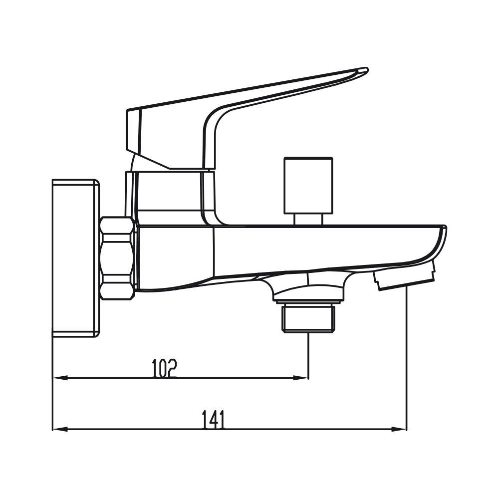 GRIFO BAÑERA Y DUCHA MONOMANDO SERIE MARRIOT - Noluxa