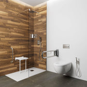 BANQUETA DUCHA AYUDA PLEGABLE