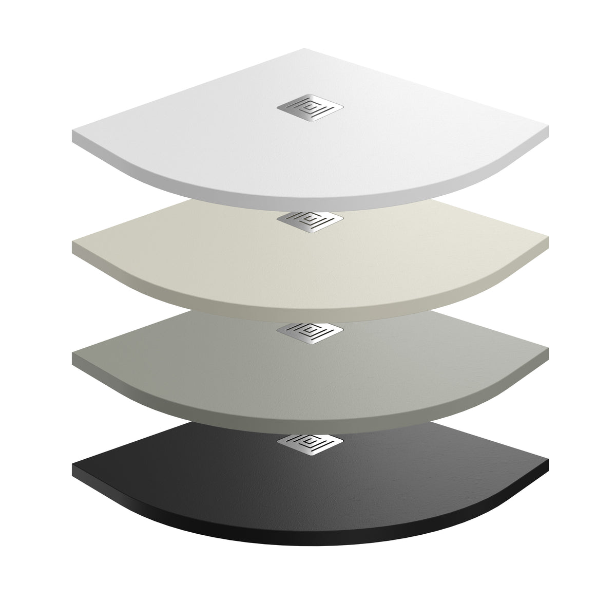 Quadrant resin shower tray ARDESIA SERIES