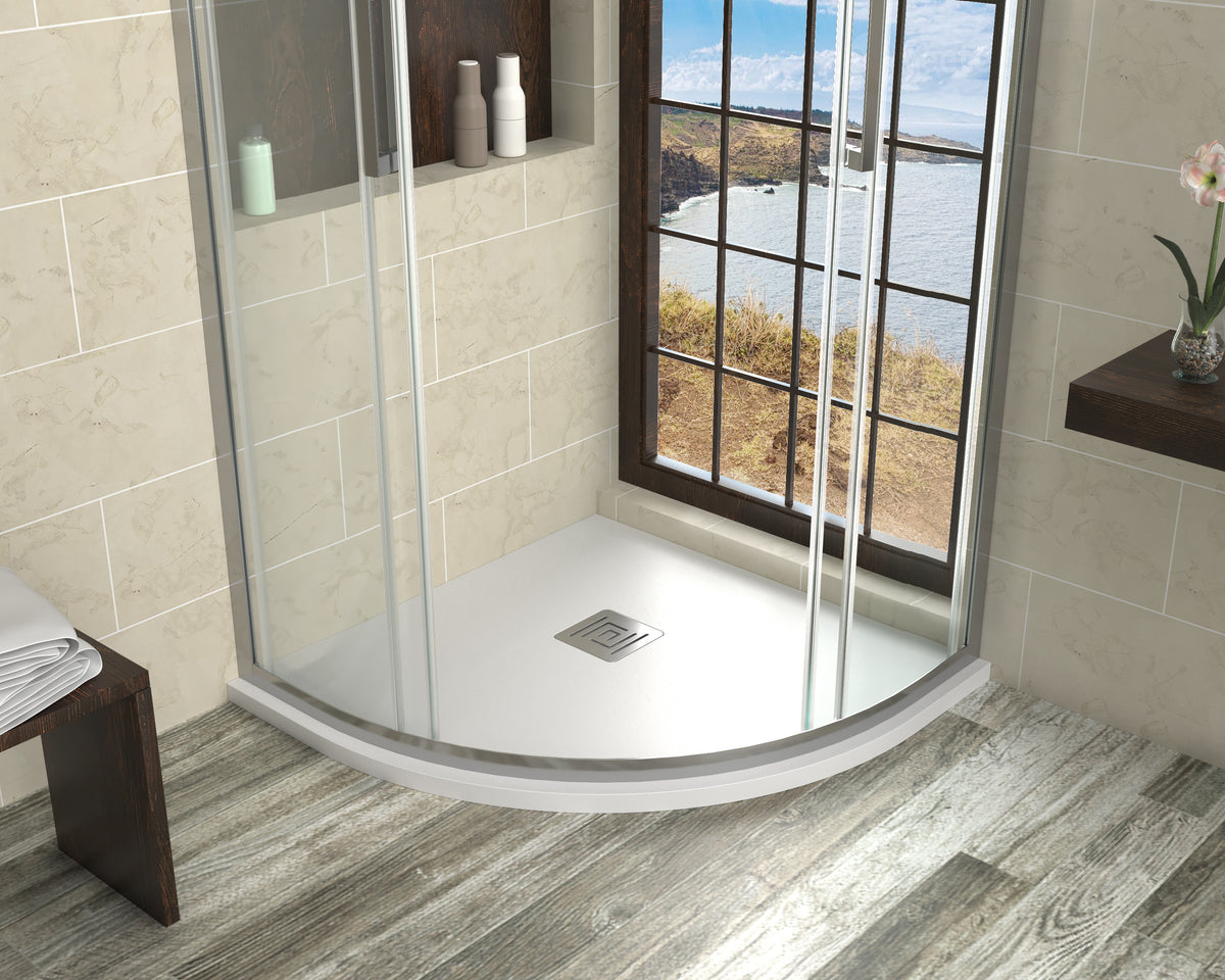Quadrant resin shower tray ARDESIA SERIES