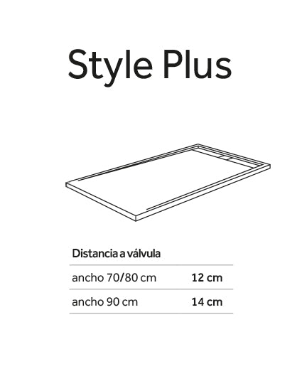Resin shower tray STYLE SERIES