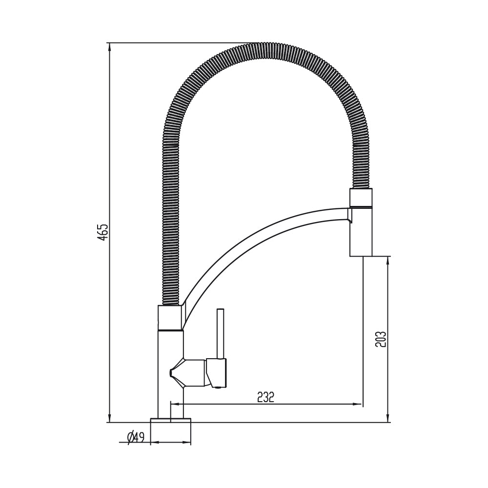 GRIFO DE COCINA EXTRAÍBLE SERIE DESIGN - Noluxa