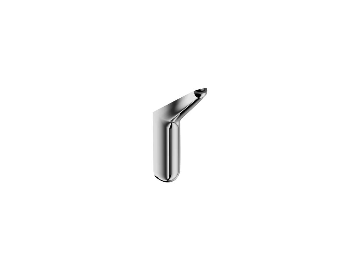 PERCHA INDIVIDUAL EN ACERO INOX S.304 SERIE AURA — Cromado — CAA006-01