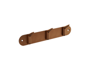 PERCHA TRIPLE EN ACERO INOX S.304 SERIE AURA — Oro Rosa Cepillado — CAA006-02/ORC