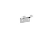 PERCHA DOBLE EN ACERO INOX S.304 SERIE FORM — Cromado — CAF008-01